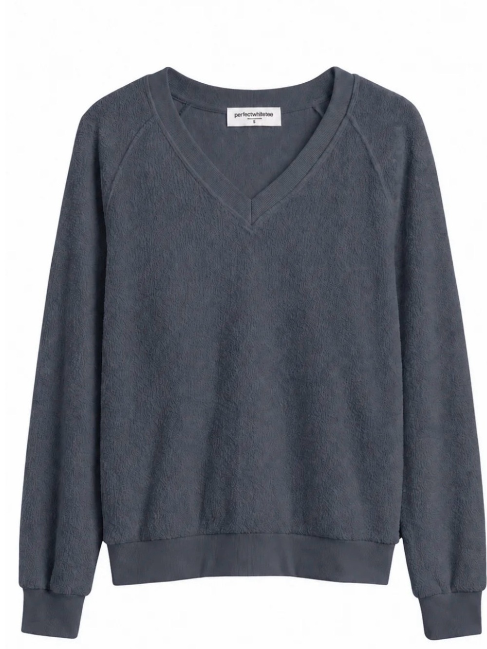 NWT Perfect White Tee Zuri Sweatshirt small